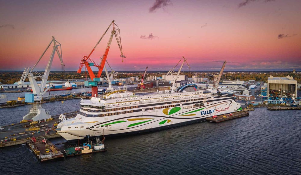 Rauma marine constructions ilmakuva
